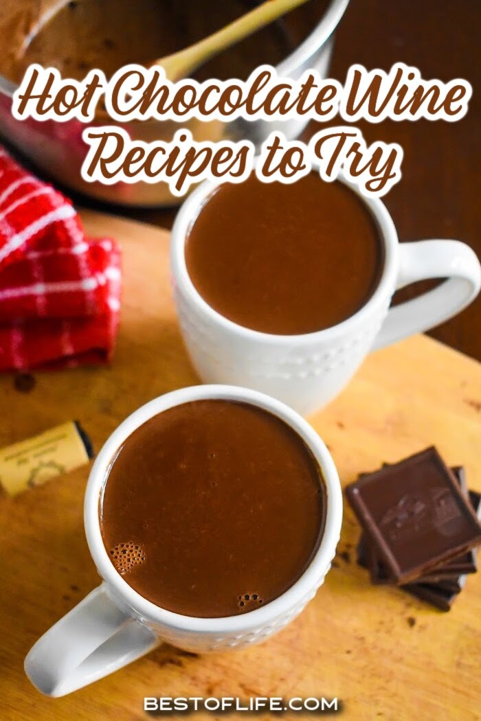 Red wine hot chocolate recipes make pairing wine with chocolate less of a thing to know and more of an art form that is delicious. Hot Chocolate Recipes for Adults | Hot Chocolate Recipes with Alcohol | Wine Recipes | Drink Recipes with Wine | Drink Recipes for Adults | Drink Recipes with Alcohol | Fall Cocktail Recipes | Winter Cocktail Recipes | Cocktails with Wine via @thebestoflife