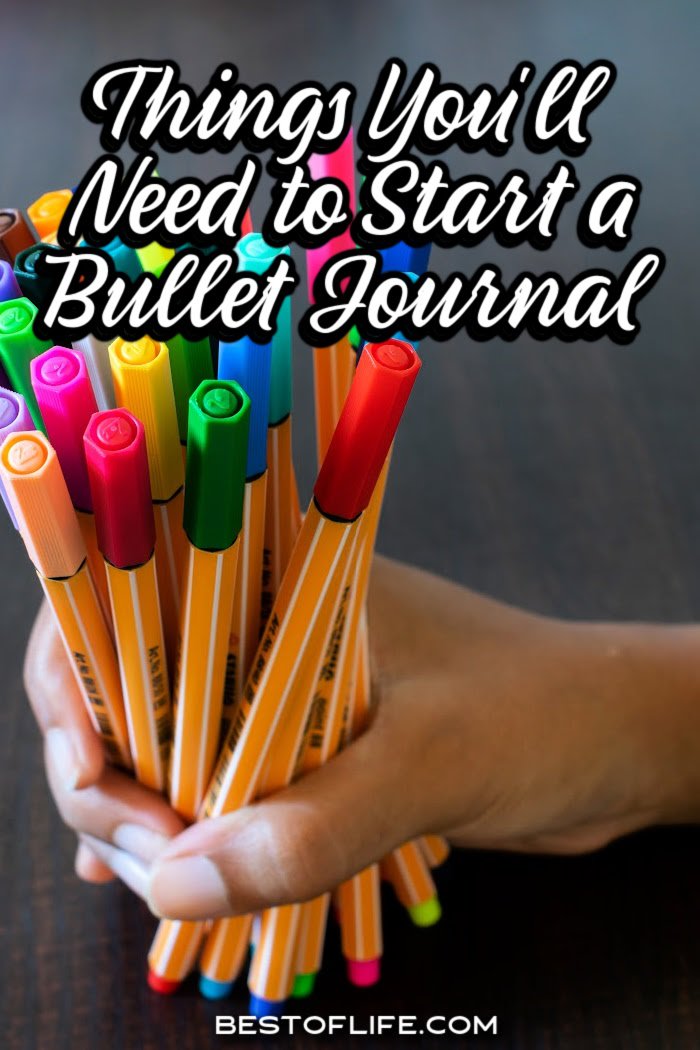 Getting bullet journal supplies on Amazon is a great way to get started with a bullet journal and improve how you organize your life. Bullet Journal Tips | How to Start a Bullet Journal | Bullet Journal Supplies | Bullet Journal Pens | Bullet Journal Stencils | Washi Tape via @thebestoflife