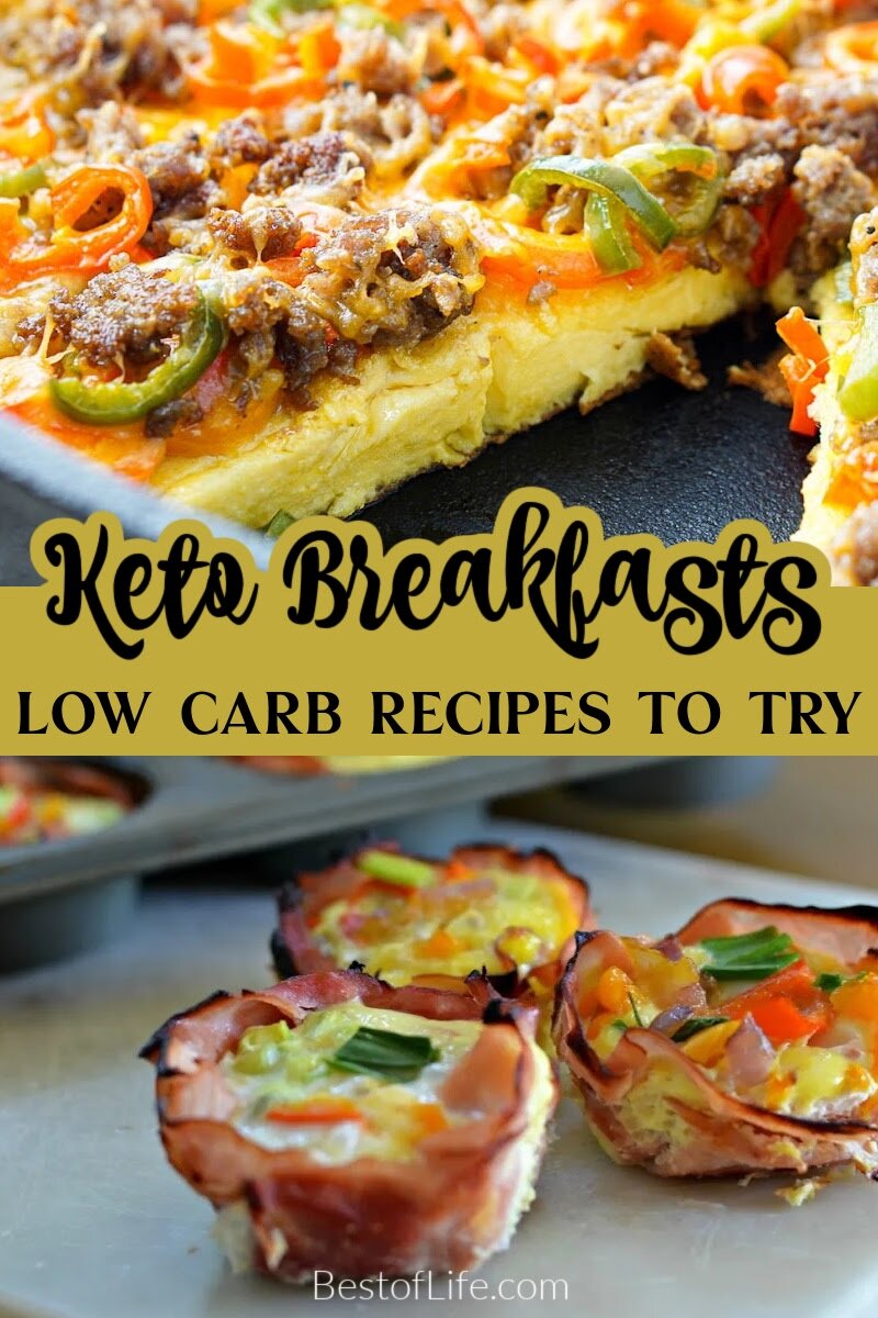 Breakfast is the most important meal of the day, but that doesn't mean it has to be full of carbs! These low carb breakfast ideas will keep you on track. Best Breakfast Recipes | Easy Breakfast Recipes | Healthy Breakfast Recipes | Breakfast Recipes | Low Carb Breakfast Recipes | Low Carb Recipes | Weight Loss Breakfast Recipes | Weight Loss Tips | Breakfast for Weight Loss via @thebestoflife