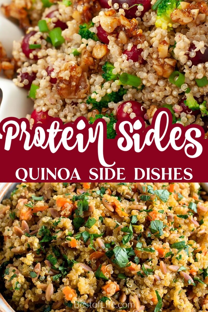Quinoa side dish recipes can not only help you lose weight, but they can also help improve your health and provide the extra protein you need. Quinoa Recipes | Quinoa Ideas | Healthy Recipes | Easy Recipes | Recipes for Weight Loss | Weight Loss Recipes | Healthy Recipes | Side Dish Recipes for Weight Loss | Low Carb Side Dishes | Keto Side Dishes | Low Carb Quinoa Recipes via @thebestoflife