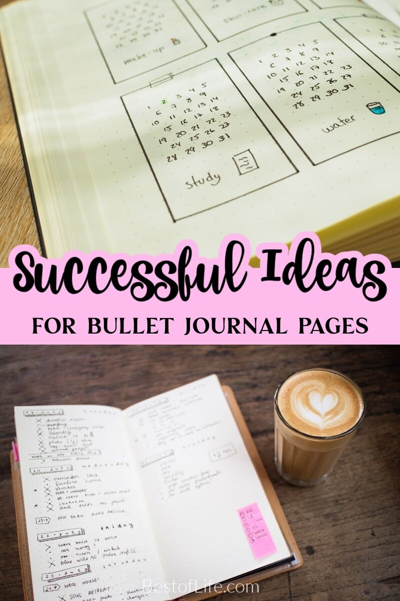 The very best bullet journal ideas on Pinterest could help you organize your life in ways you didn&rsquo;t think were possible. Bullet Journal Tips | Bullet Journal Page Ideas | Bullet Journal Header Ideas | Bullet Journal Spread Ideas | Organization Ideas | Tips for Getting Organized | Organization Tips | Tips for School | Weight Loss Tips | Healthy Lifestyle Ideas | Healthy Living Tips via @thebestoflife