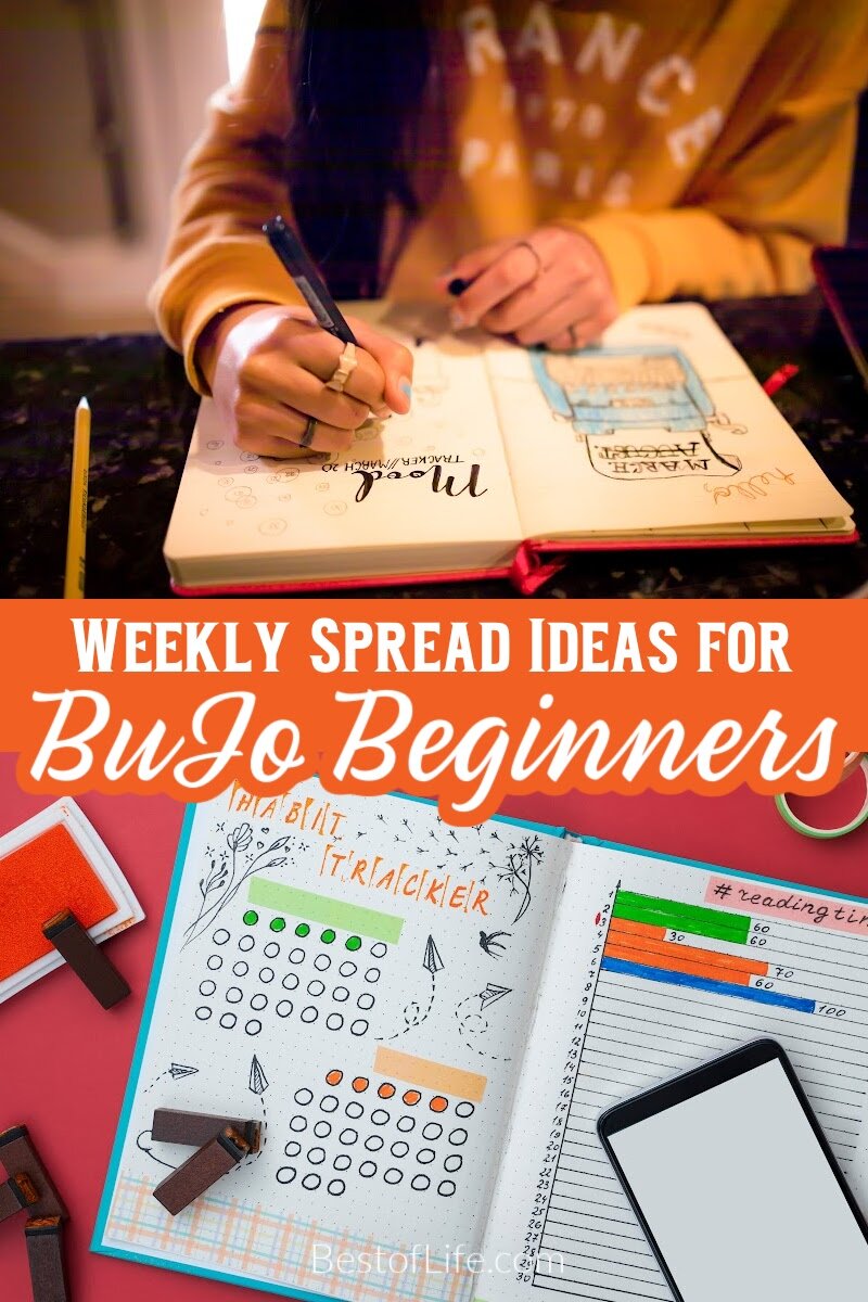 The best and most simple weekly spread bullet journal ideas will make it easy to organize your life without working too hard. Bullet Journal Weekly Spread Ideas | Easy Weekly Spread Ideas | Bullet Journal Tips | Weekly Bullet Journal Ideas | Bullet Journals for Beginners | Ways to Use a Bullet Journal via @thebestoflife
