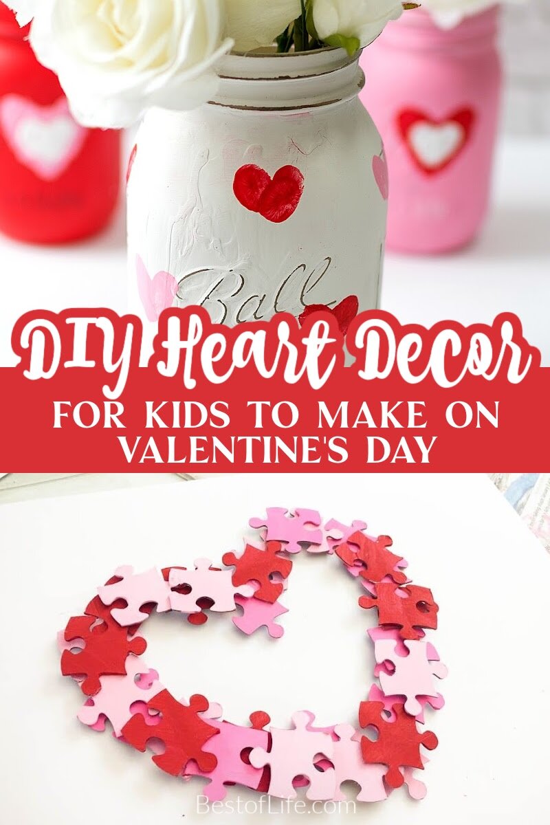 Get crafty and DIY yourself some amazing Valentine&rsquo;s Day party decorations for kids so they can celebrate the holiday in their own ways. DIY Crafts | DIY Valentine's Day Crafts | Valentine's Day Ideas | Valentine's Day for Kids | Things to do on Valentine's Day | Valentines Day Activities for Kids | Valentines Day Party Ideas | Valentines Day Party Decorations via @thebestoflife