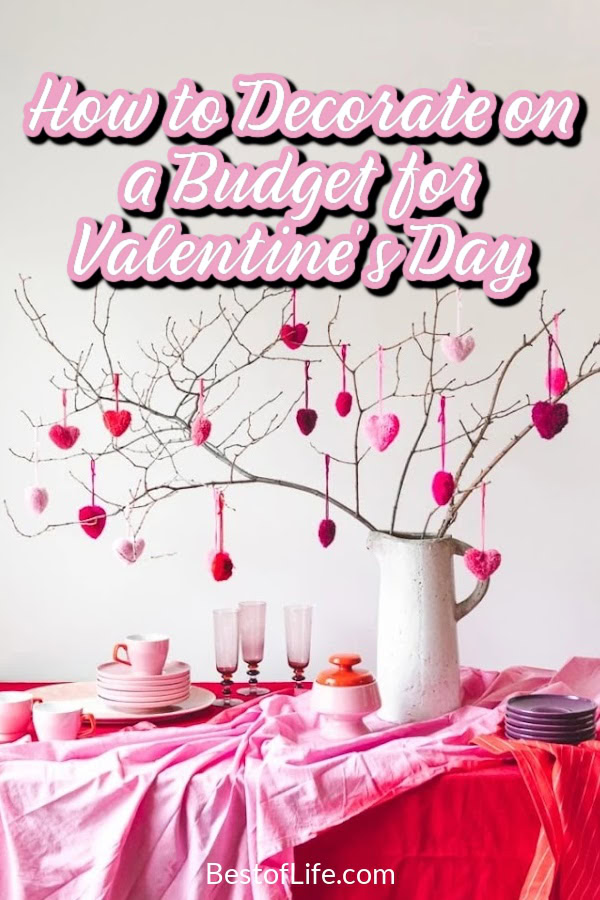 DIY Valentine’s Day decorations for the home can help you celebrate your love for weeks instead of just for one day. Valentine’s Day Crafts | Valentine’s Day Wreath | DIY Valentines Décor | Valentine’s Day Ideas for Home | DIY Valentines Decorations Dollar Stores | DIY Home Décor Valentines Day | Home Decor Ideas for February | DIY Valentines Day Decorations | Affordable Home Decor