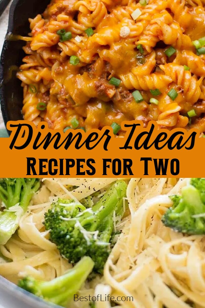 Cooking isn't always a fun thing to do but using easy dinner recipes for two can make a night at home fun and romantic. Romantic Dinner Recipes | Romantic Meals for Two | Dinner Recipes | Date Night Recipes | Dinner Date Ideas via @thebestoflife