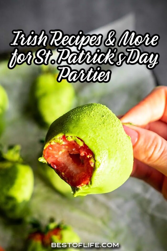 The best way to experience and celebrate another culture is through food, and these easy St Patricks Day party recipes help to that end. Easy St. Patrick's Day Recipes | St. Patrick's Day Party Food | St. Patty's Day Appetizers | Irish Party Recipes | Green Food Ideas | Lucky Charm Treats | St. Patrick's Day Desserts | Easy Party Recipes | St. Patrick's Day Snacks | Irish Themed Food | Green Desserts | Shamrock Treats | St. Patrick's Day Dinner Ideas | Easy Holiday Recipes | Festive Party Food via @thebestoflife