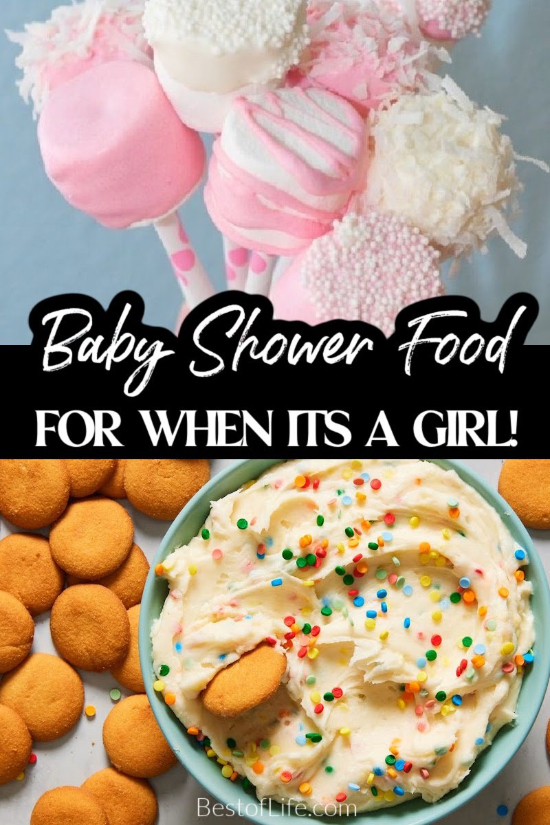 There are many things that make a baby shower even more memorable and baby shower food ideas for a girl are among the top three. Baby Shower Ideas | Best Baby Shower Ideas | DIY Baby Shower Ideas | Easy Baby Shower Ideas | Best Baby Shower Recipes | Recipes for Baby Showers | Pink Foods for Baby Showers via @thebestoflife
