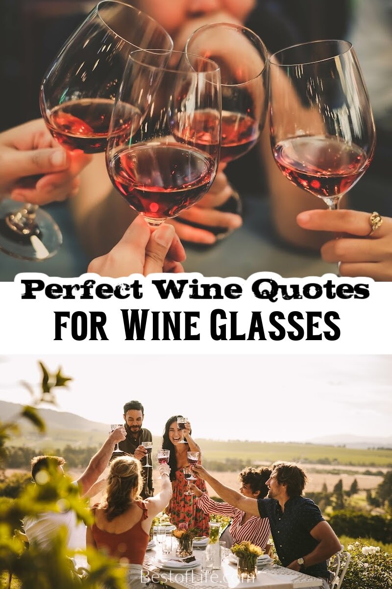 Funny Wine Glass Sayings should make you smile and get your imagination going so uncork a bottle and make a list of your own sayings while you enjoy a glass of wine! Funny Wine Quotes | Funny Quotes | Best Quotes | Quotes About Wine | Laser Etched Wine Glasses | Wine Humor | Funny Things About Wine | Wine Glass Etching Ideas | Saying for Etched Wine Glass | DIY Wine Glass Ideas via @thebestoflife