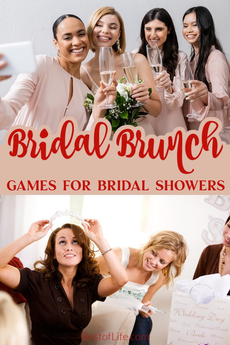 Bridal shower brunch games will keep your party filled with laughs and make the party one the bride will remember forever. via @thebestoflife