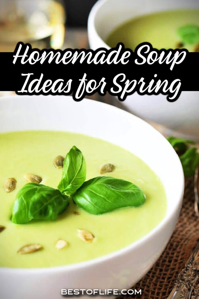 Spring soup recipes are perfect for dinner party recipes in spring or just as part of your regularly scheduled family dinner recipes. Spring Seasonal Ingredients | Spring Dinner Recipes | Spring Dinner Party Recipes | Spring Party Recipes | Recipes for Spring Parties | Healthy Soup Recipes | Easy Soup Recipes | Soup Recipes for Spring | Seasonal Soups for Spring | Seasonal Ingredients for Spring via @thebestoflife