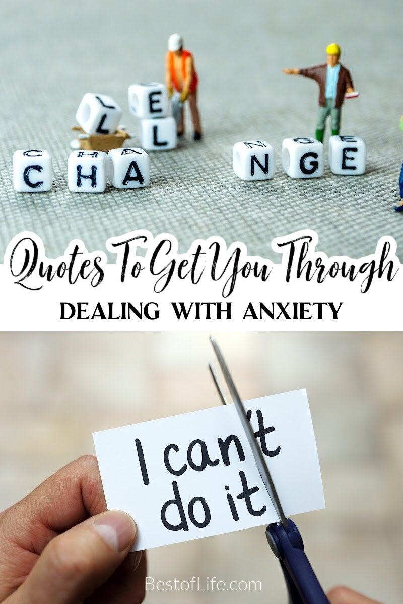 The best motivational quotes for people who struggle with anxiety may help when we are dealing with an attack and improve our outlook on life. via @thebestoflife