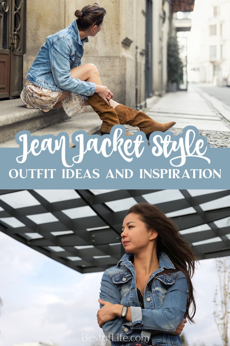Rock the classic jean jacket look like a fashionista with these style tips on ways to wear a jean jacket! via @thebestoflife