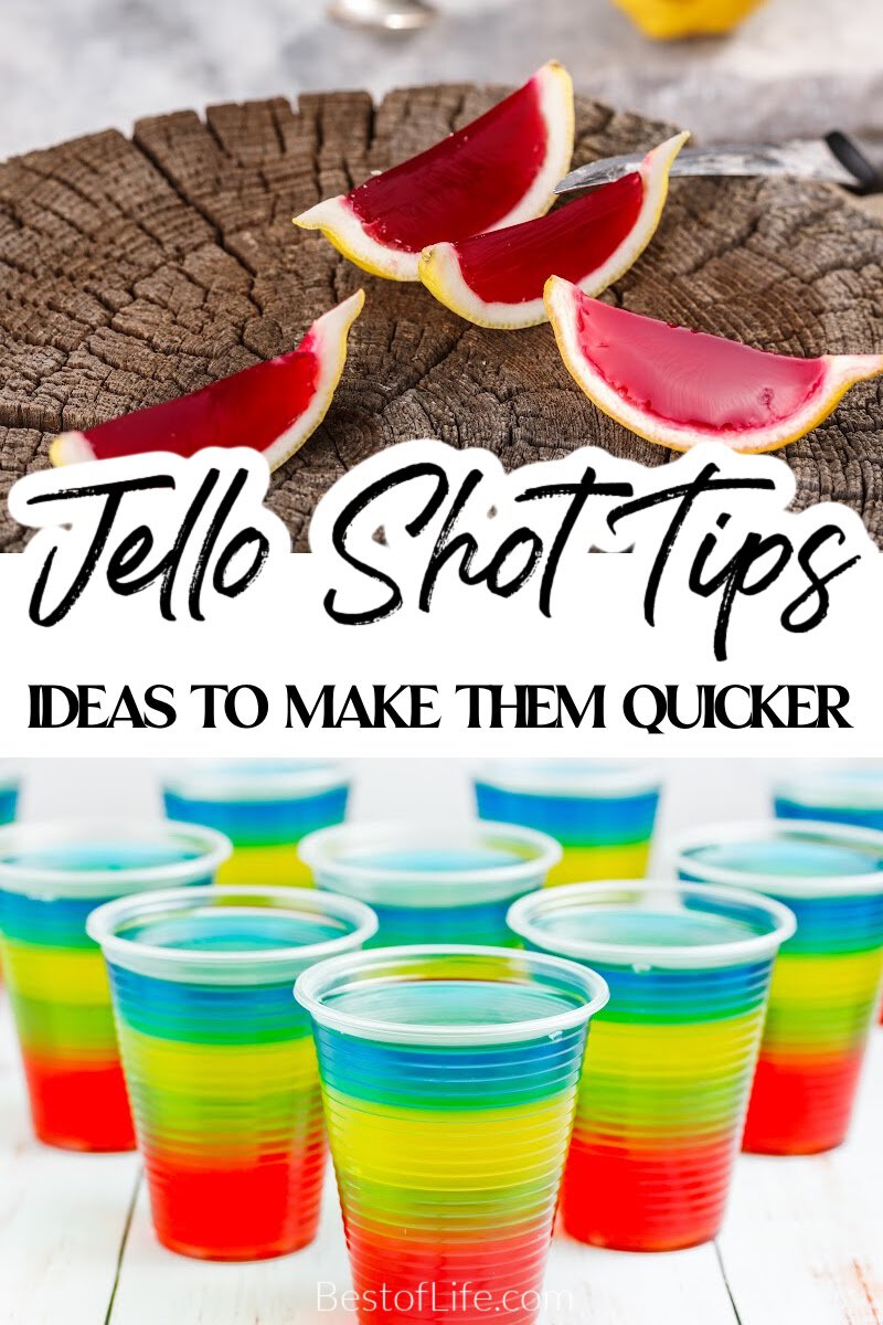 Jello shots are so much fun for parties and when you know how to make jello shots come out easier, you can look like a bartending pro! via @thebestoflife