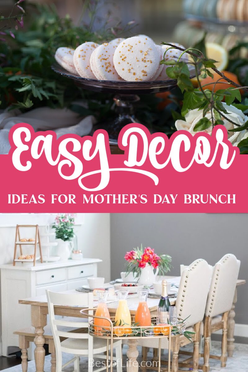 These Mother&rsquo;s Day brunch decor ideas can inspire you to DIY decor for Mother&rsquo;s Day that shows you truly care. via @thebestoflife
