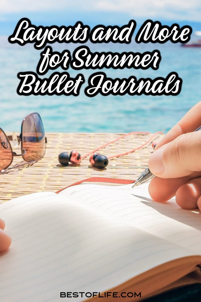 Use the best summer bullet journal ideas to help keep your life in order so you can enjoy the warm weather and your travels. via @thebestoflife