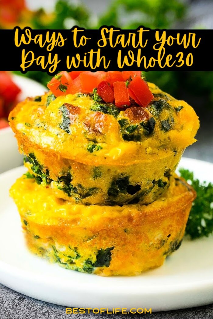 These Whole30 breakfast recipes make healthy, delicious meals easy to make while still being compliant with Whole30 diet rules. via @thebestoflife