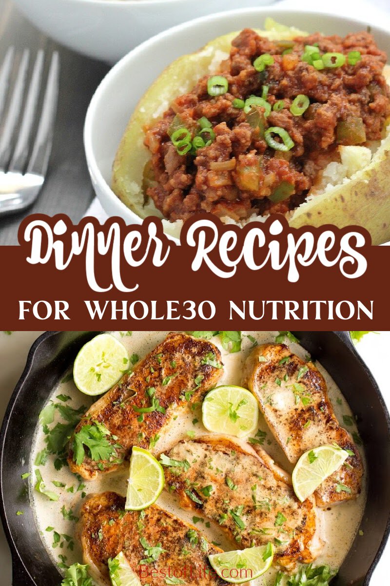 Whole30 dinner recipes will help you press the reset button on your eating habits and maintain a healthy lifestyle. via @thebestoflife