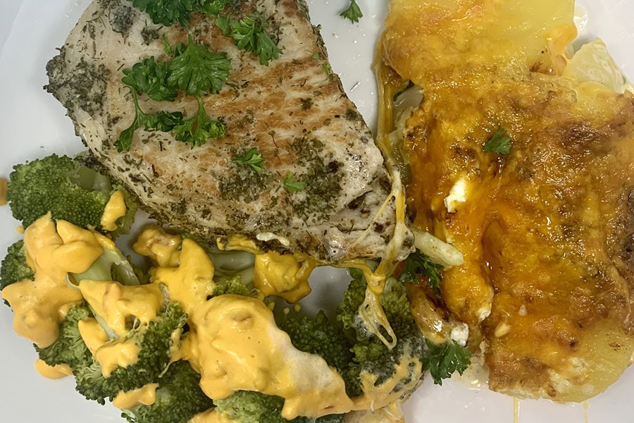 Whole30 Instant Pot Pork Chops Recipe Pork Chops Cooked with Sides