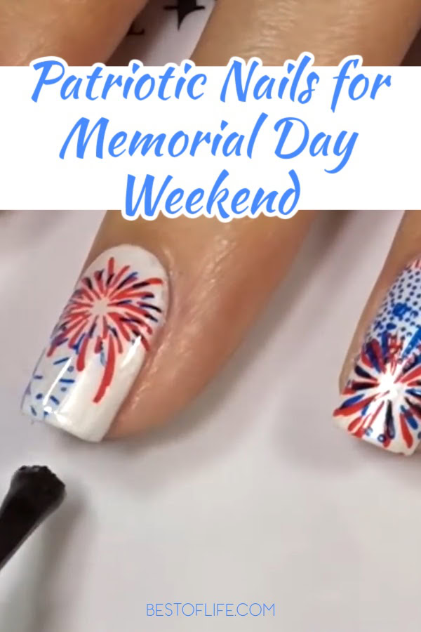 These simple Memorial Day nail designs can help you honor our armed forces and show your patriotism in a creative way. via @thebestoflife