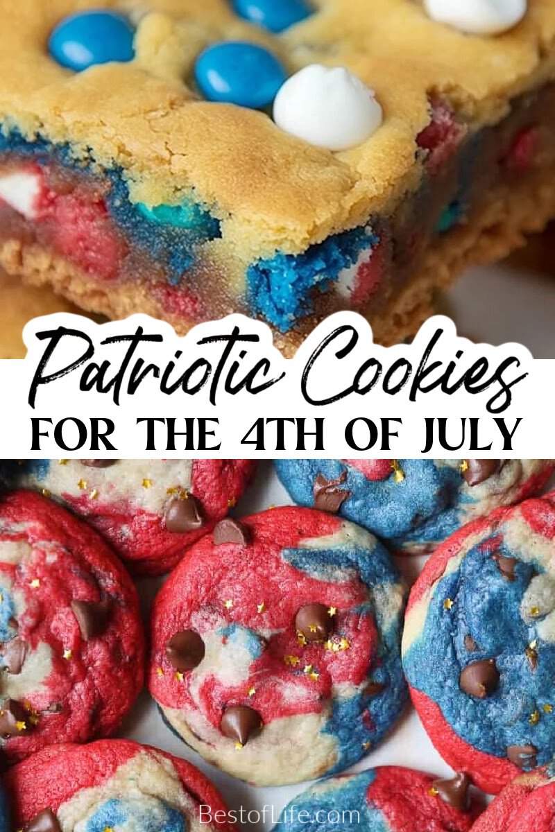 Use these 4th of July cookies to serve up something sweet to enjoy while watching fireworks in the sky. via @thebestoflife