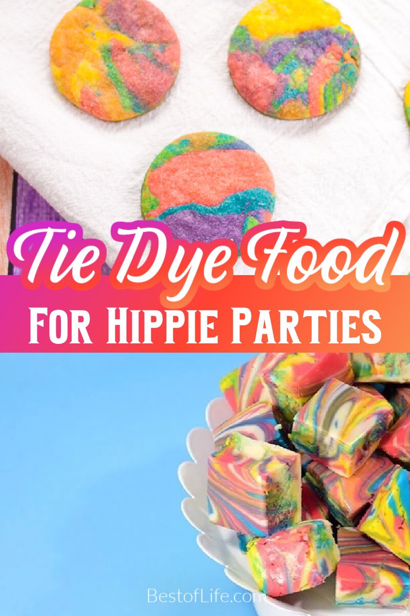 Fun recipes for hippie parties are perfect summer party recipes or birthday party recipes for kids that are easy and colorful. via @thebestoflife