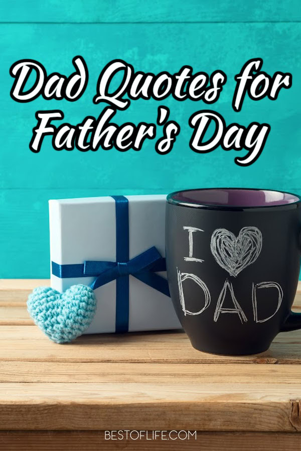 These funny Fathers Day quotes provide a better way to make DIY cards for dads or even the father figures in our lives. via @thebestoflife