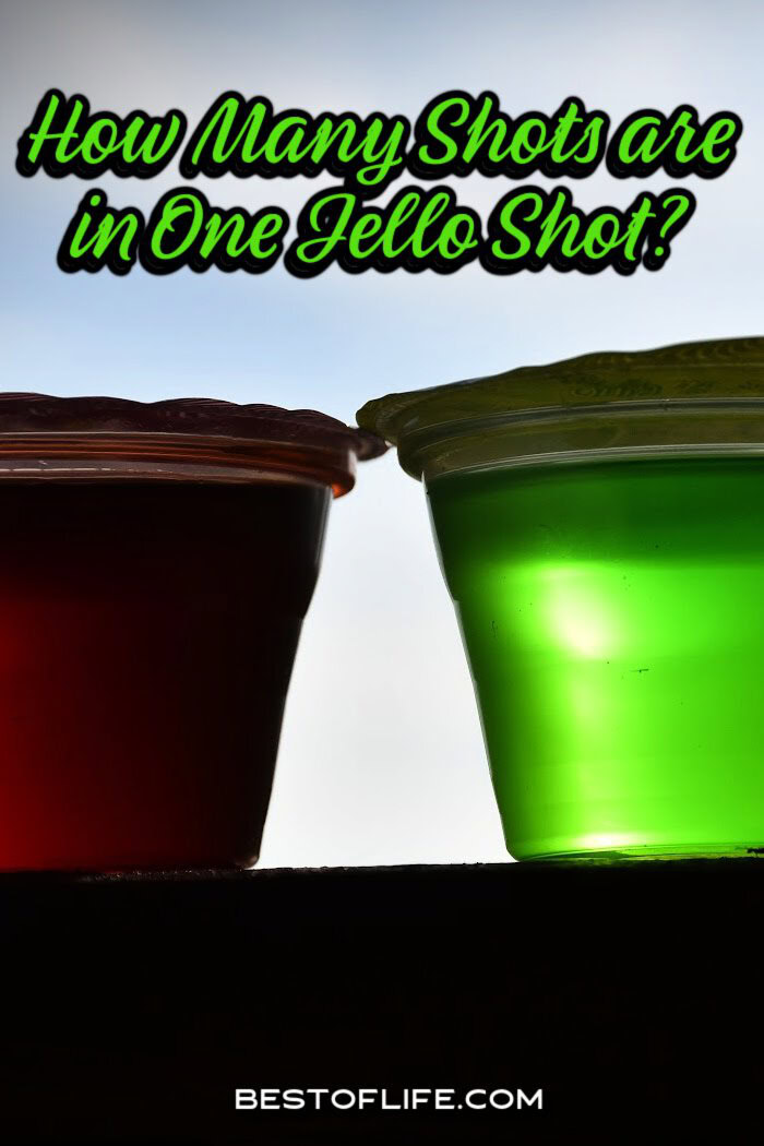 Knowing how many jello shots equal one shot can help you plan the best party! We have easy jello shot recipes you can make as well! via @thebestoflife