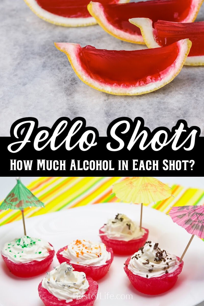 Knowing how many jello shots equal one shot can help you plan the best party! We have easy jello shot recipes you can make as well! via @thebestoflife