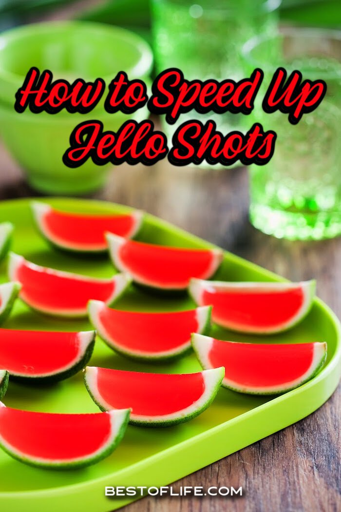 Learn how to make jello shots quick with one easy ice hack! Pick your flavor and favorite alcohol to get the party started!