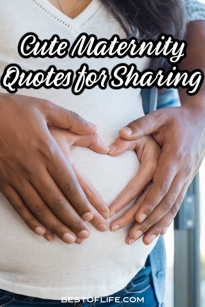 Inspiring couple maternity quotes for photography captions can help you both share your emotions as parents-to-be. via @thebestoflife