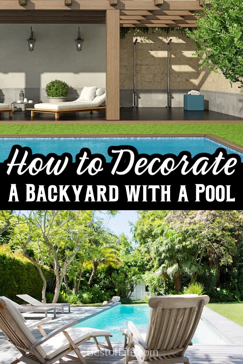 Summer pool party ideas can help us in many ways, but we need to set the stage with some pool area decorating ideas first. via @thebestoflife