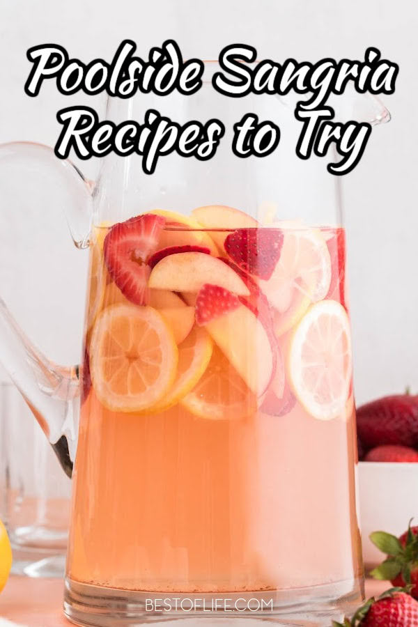 Having the perfect sangria recipes on hand for summer parties and gatherings will keep everyone refreshed as they sip on this well-loved wine-based drink. via @thebestoflife