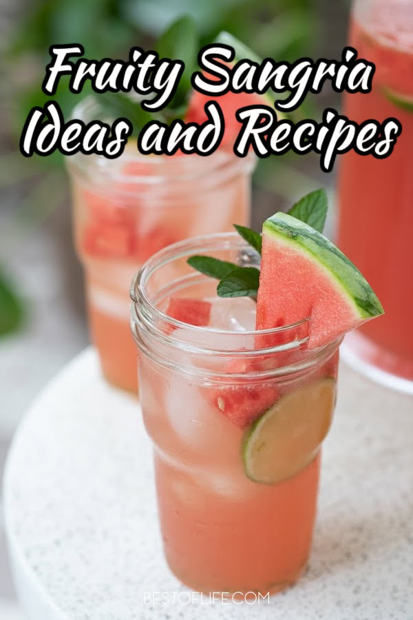 Making the best sangria recipes is all about discovering which ingredient combinations work best to create a wine drink that is refreshingly tasty. via @thebestoflife