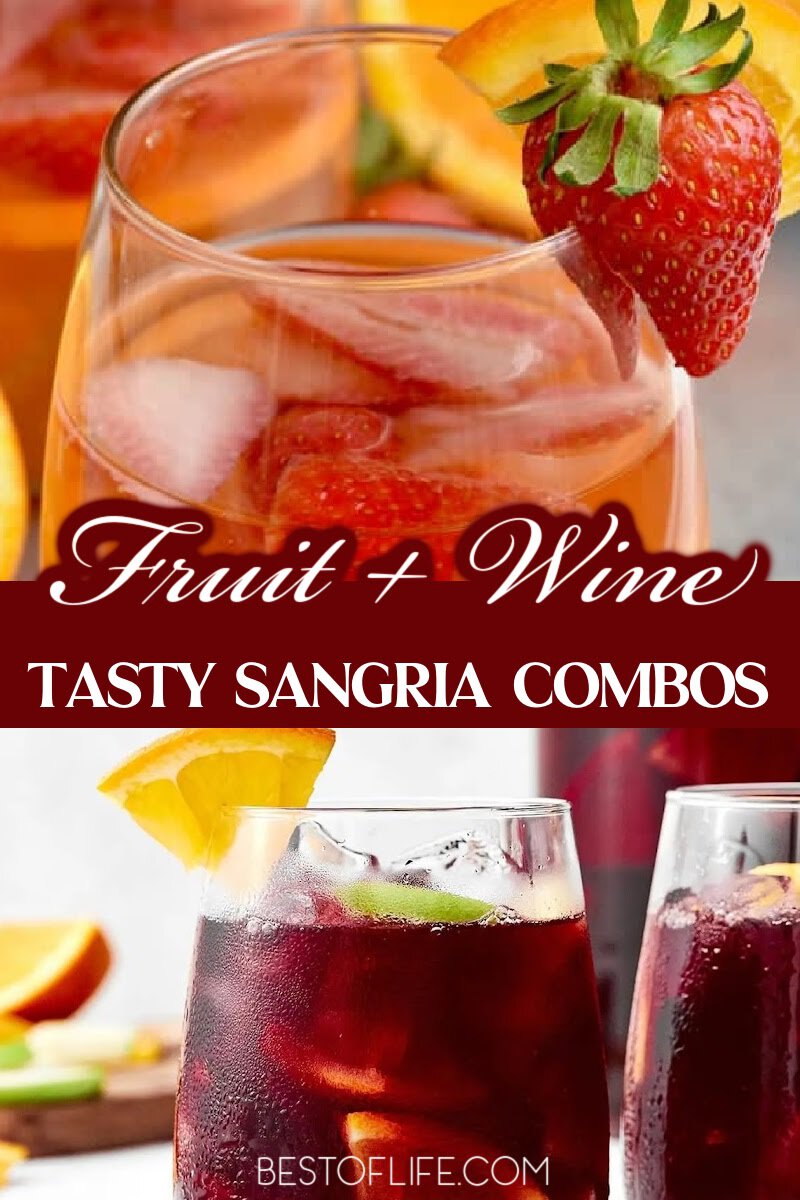 Making the best sangria recipes is all about discovering which ingredient combinations work best to create a wine drink that is refreshingly tasty. via @thebestoflife