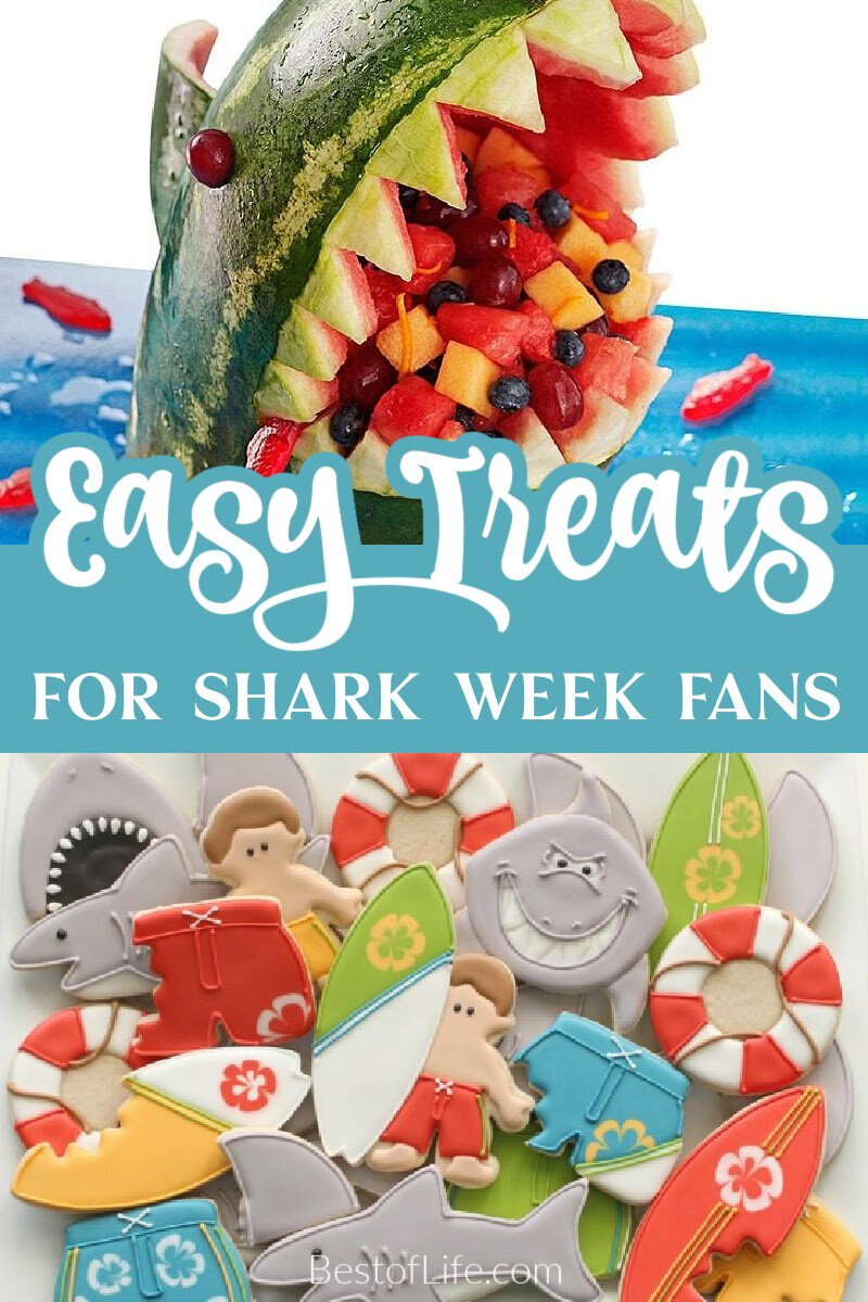 Shark Week Desserts are perfect for every night of Shark Week and will help you host a killer Shark Week party! via @thebestoflife