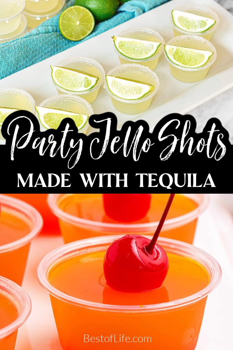 Tequila jello shot recipes take events to the next level, giving guests party cocktails that are fun while giving you easy party recipes. via @thebestoflife