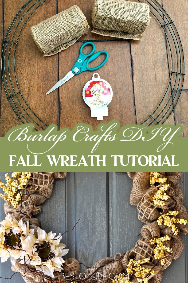 Knowing how to make a burlap wreath for fall is just the beginning of the DIY burlap home decor this season.