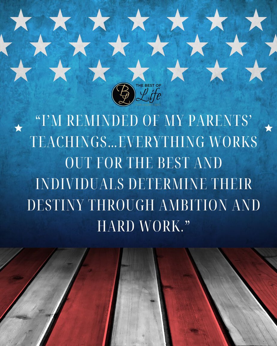 Ronald Reagan Quotes "I'm reminded of my parents' teachings...everything works out for the best and individuals determine their destiny through ambition and hard work."