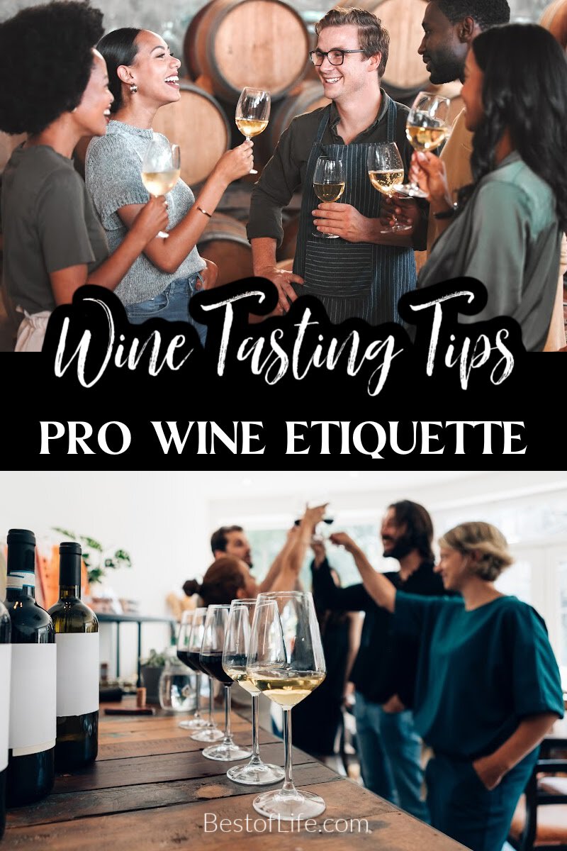 Use these wine etiquette tips to help you enjoy your glass of wine and feel comfortable drinking wine at parties and social events. via @thebestoflife