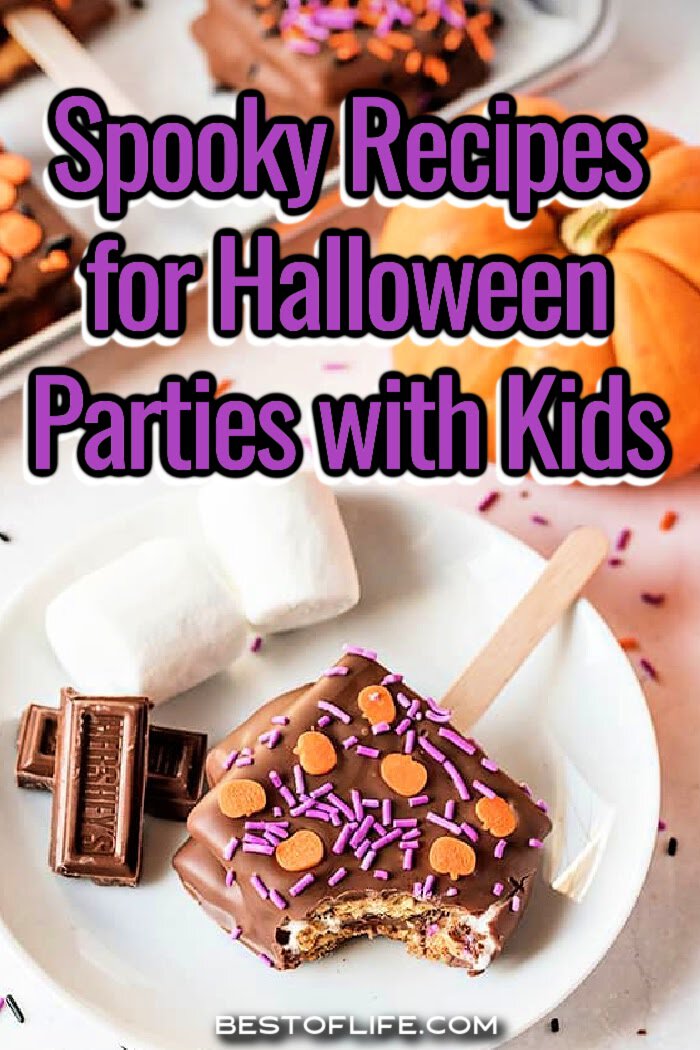 Halloween party food ideas for kids: 15 easy, spooky recipes and treats, from spider cupcakes to mummy hot dogs. Get cooking for your party! via @thebestoflife