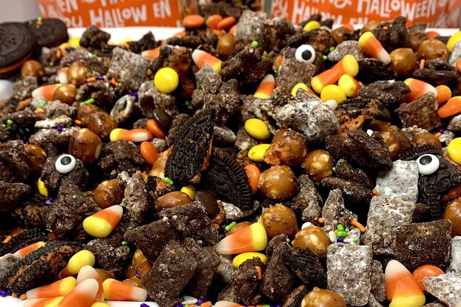 Halloween Party Food Ideas for Kids Halloween Puppy Chow Recipe Close Up